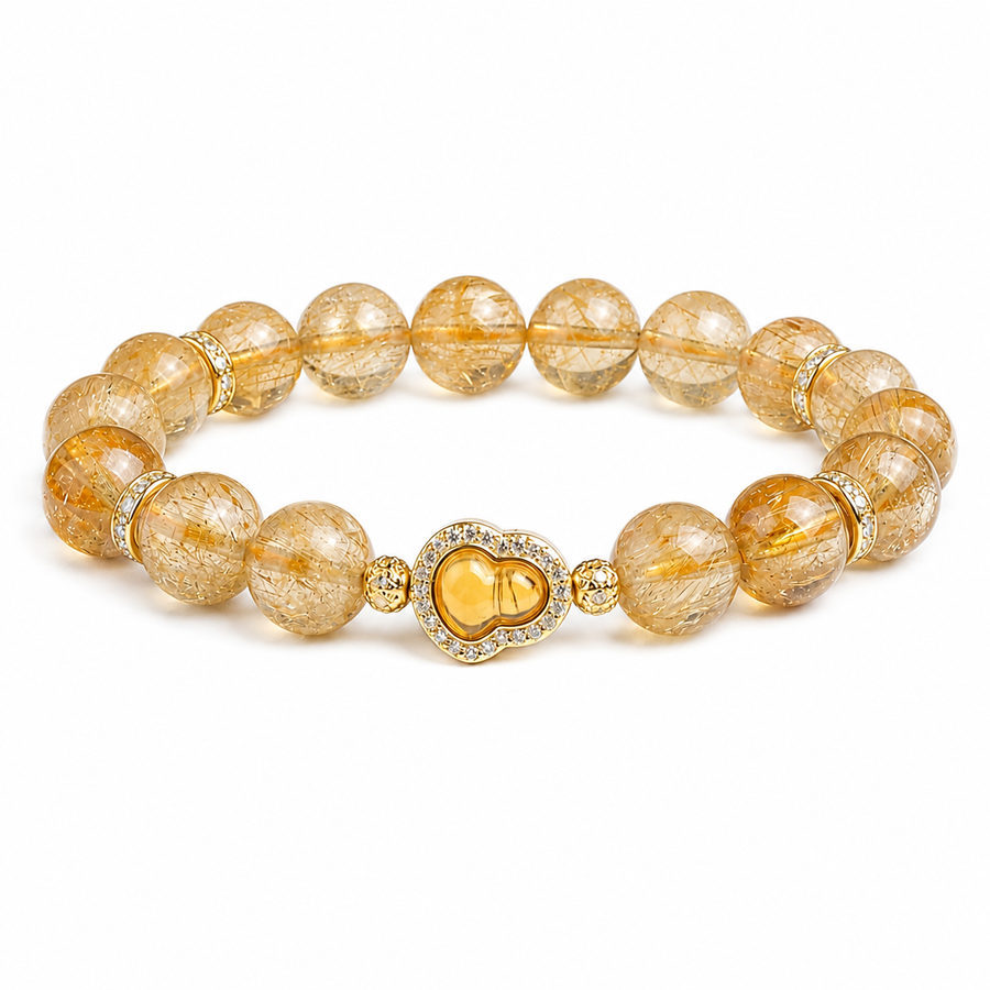 Yellow Crystal Bracelet for Focus & Inner Balance