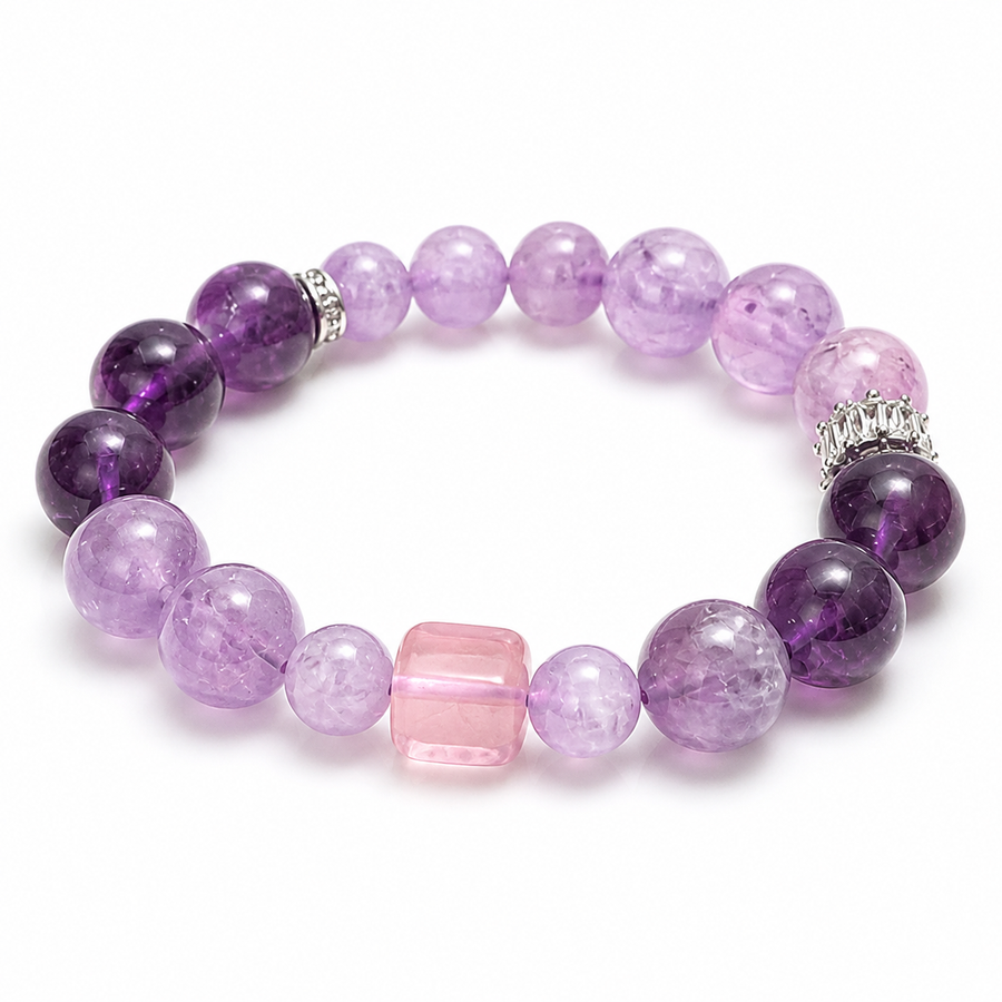 Amethyst Bracelet for Calm & Intuitive Reflection