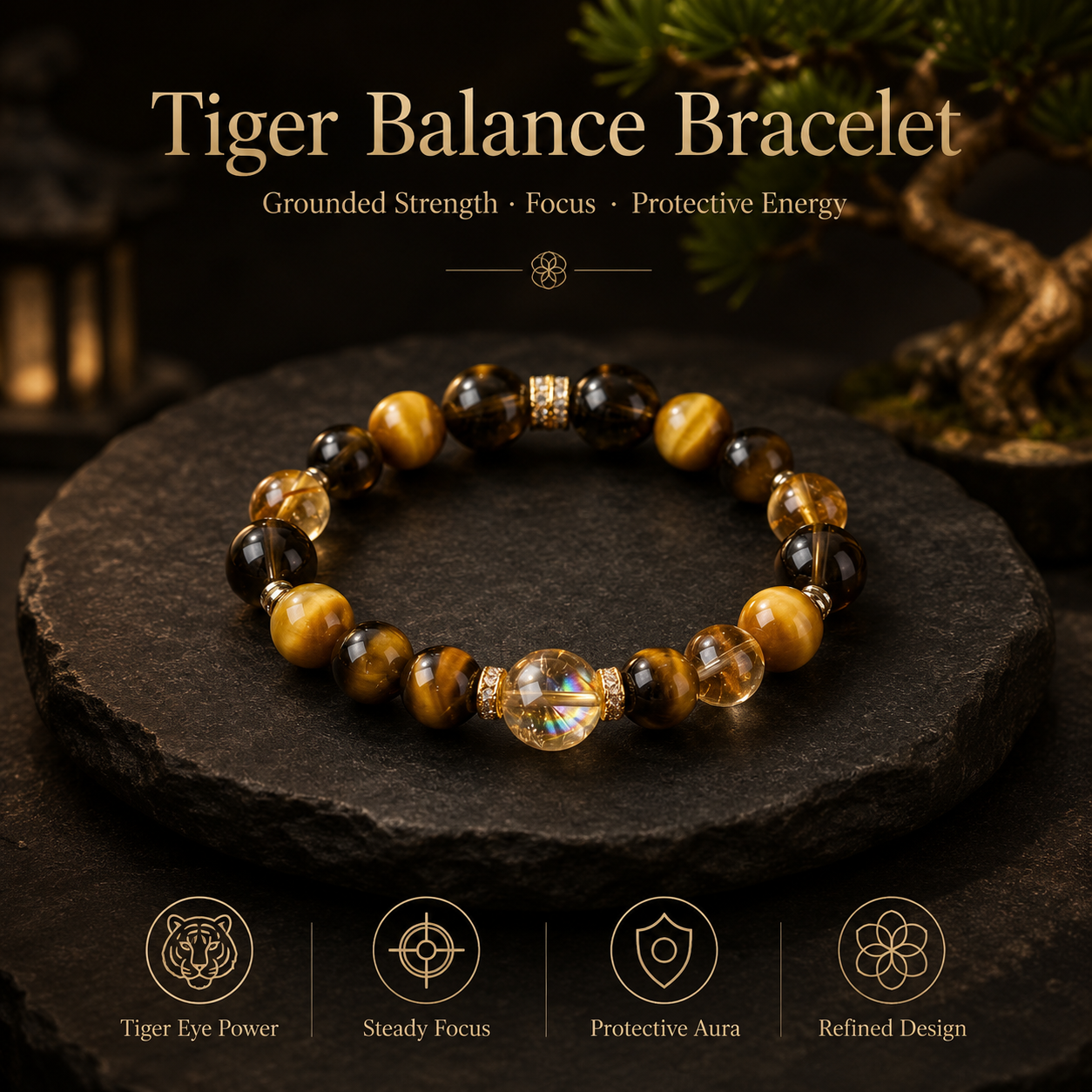Tiger Balance Bracelet