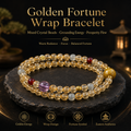 Golden Fortune Wrap Bracelet
