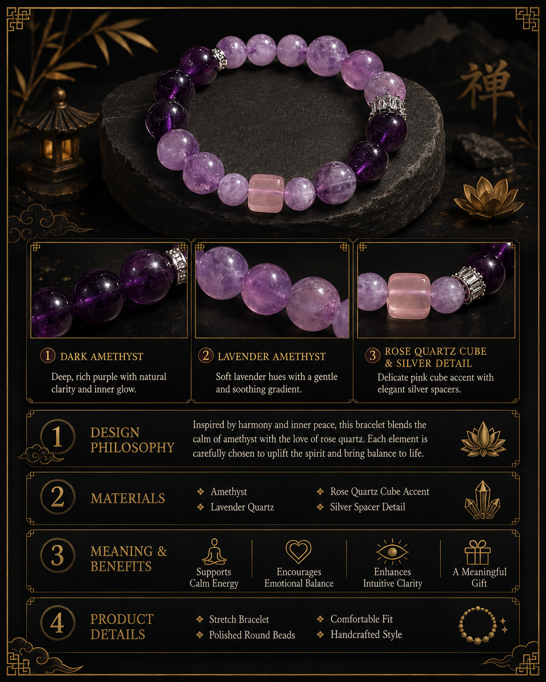 Violet Serenity Bracelet