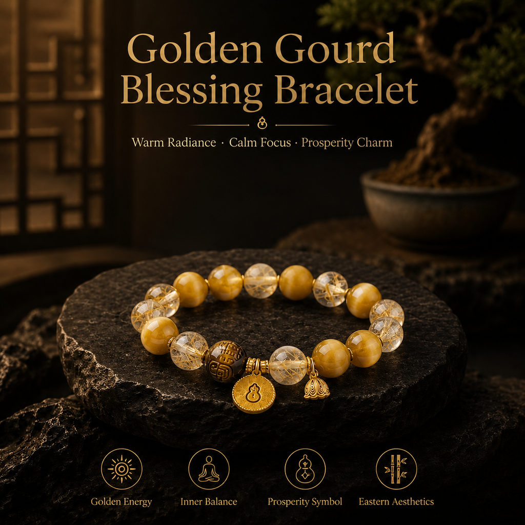 Golden Gourd Blessing Bracelet